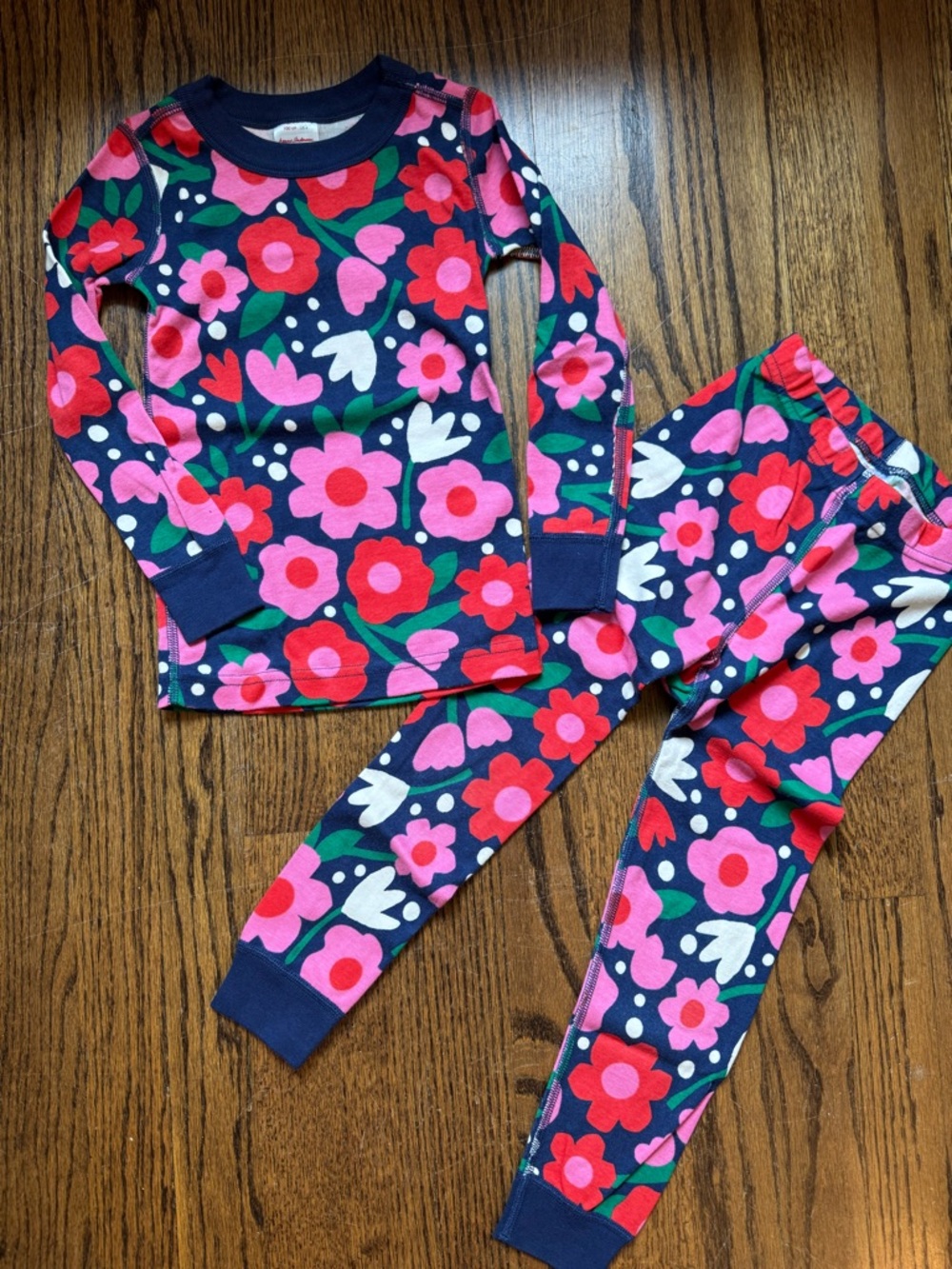 Hanna Andersson Floral Pajama Set